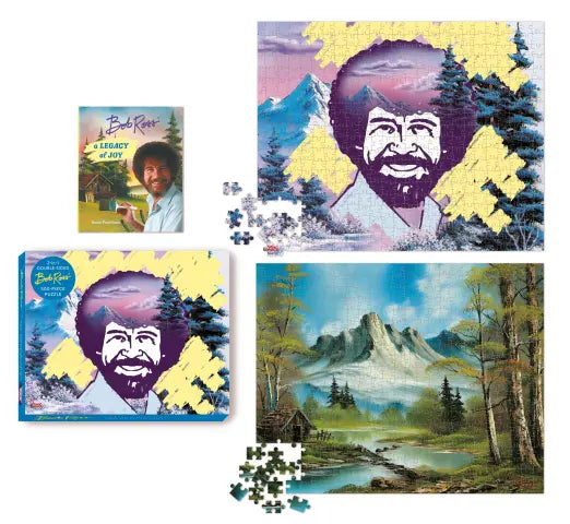 Bob Ross Double-Sided Puzzle