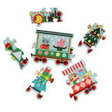 Christmas Train Shaped Floor Puzzle
