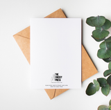 Miss Your Face: Greeting Card