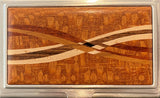 Wooden Inlay Card Cases