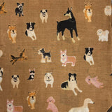 Dog print scarf