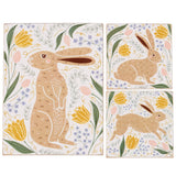 Rabbit Folk Art Magnet Set