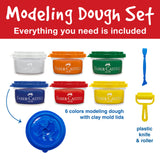 Little Creatives SuperSoft Modeling Dough Set of 6