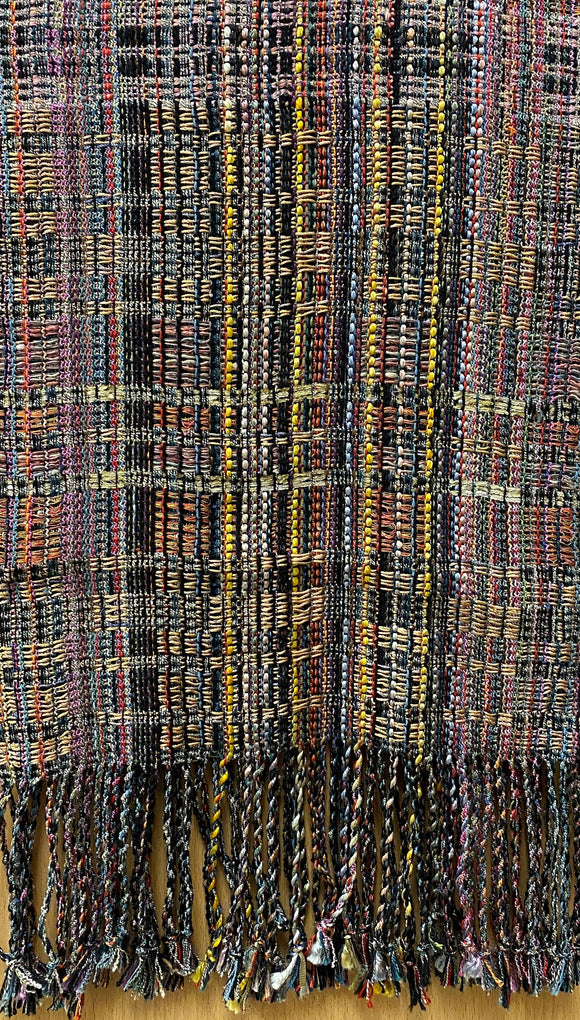 Randall Darwall Black Multi Scarf