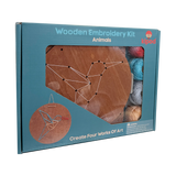 Wooden Embroidery Kit - Animals