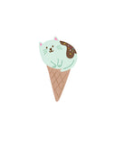 Ice Cream Cat Vinyl Sticker