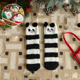 Fuzzy Christmas Socks