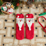 Fuzzy Christmas Socks