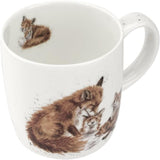 Wrendale Foxes Bedtime Kisses Mug