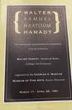 Walter Samuel Haatoum Hamady: Handmade Books, Collages, and Sculptures