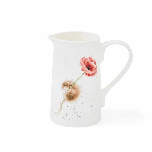 Wrendale Mouse and Poppy Jug