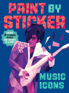 Paint By Sticker: Music Icons Book