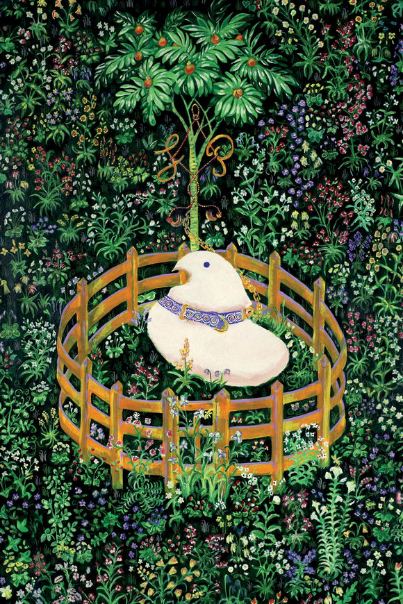 PEEP Rests in a Garden Postcard