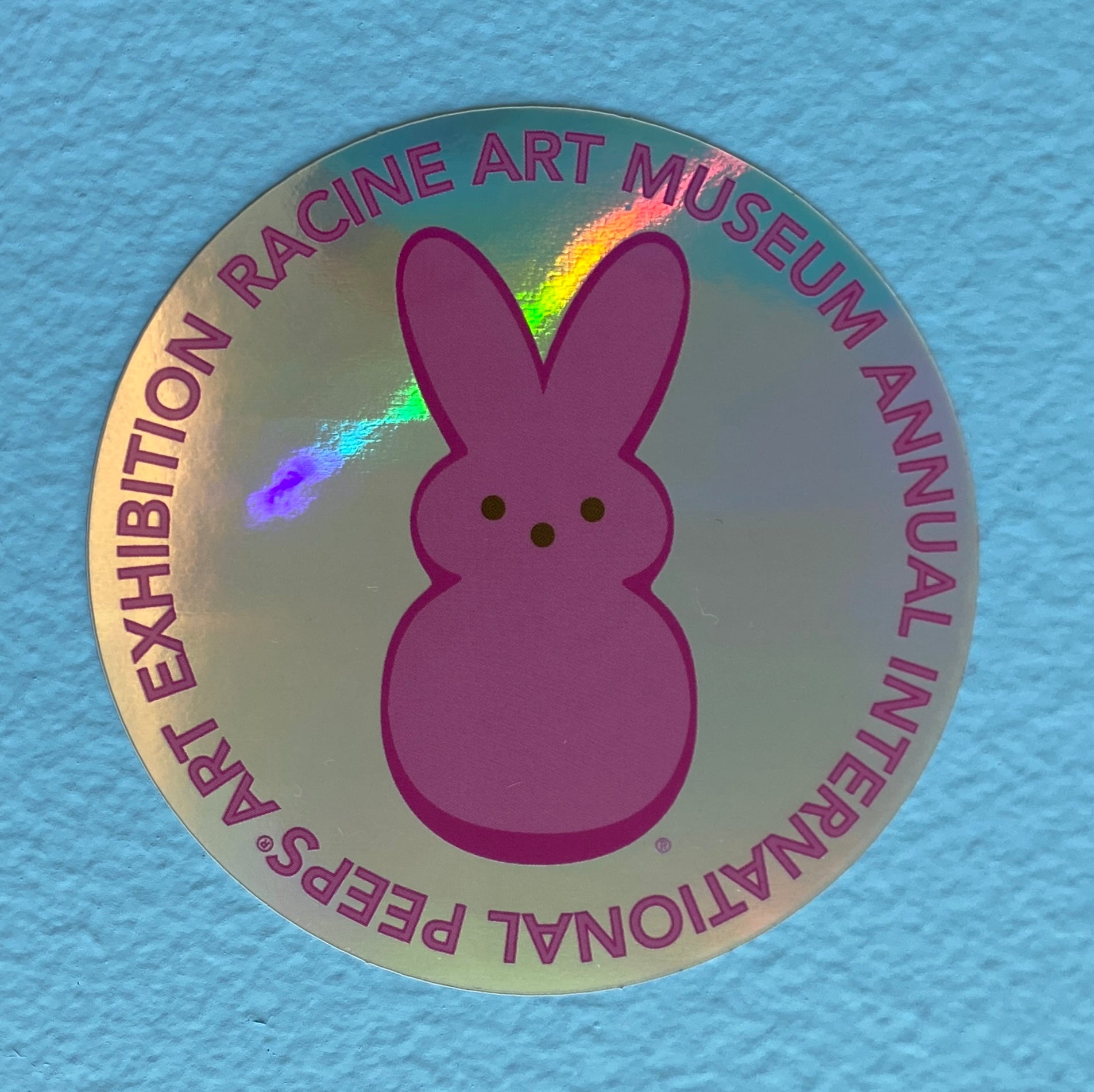 PEEPS® Holographic Sticker – Racine Art Museum Store