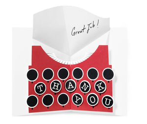 Sabuda Typewriter Pop-Up Cards