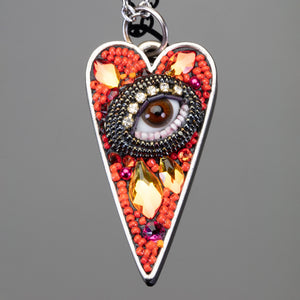 Betsy Youngquist—Eye Heart Pendant Necklaces