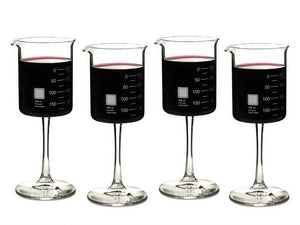 Laboratory Wine Glasses, Set of 4