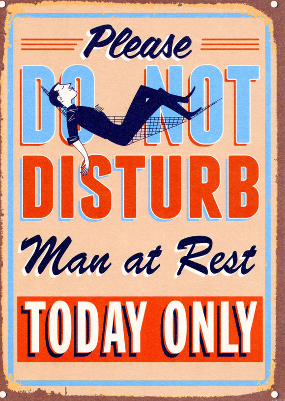 Man at Rest Father's Day Card