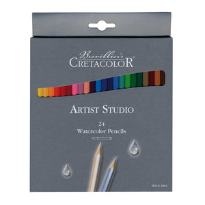Cretacolor Artist Studio Watercolor Pencils, Set of 24